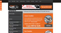 Desktop Screenshot of civitavecchiashuttleexpress.com